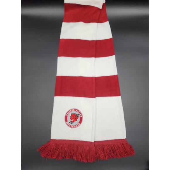Kaiserslauten Westkurve Scarf Red and White With Patch Red and White HTF - Picture 3 of 12